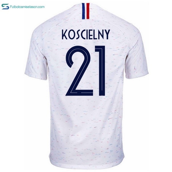 Camiseta Francia 2ª Koscielny 2018 Blanco